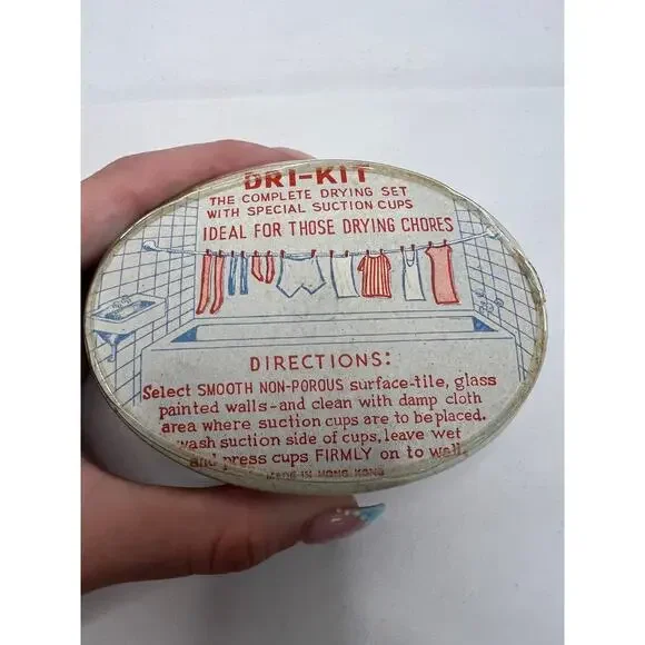 Vintage Clothesline Complete Drying Set for Home or Travel NIP! - Picture 4 of 5